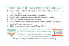 What to do if your infant is choking free download
