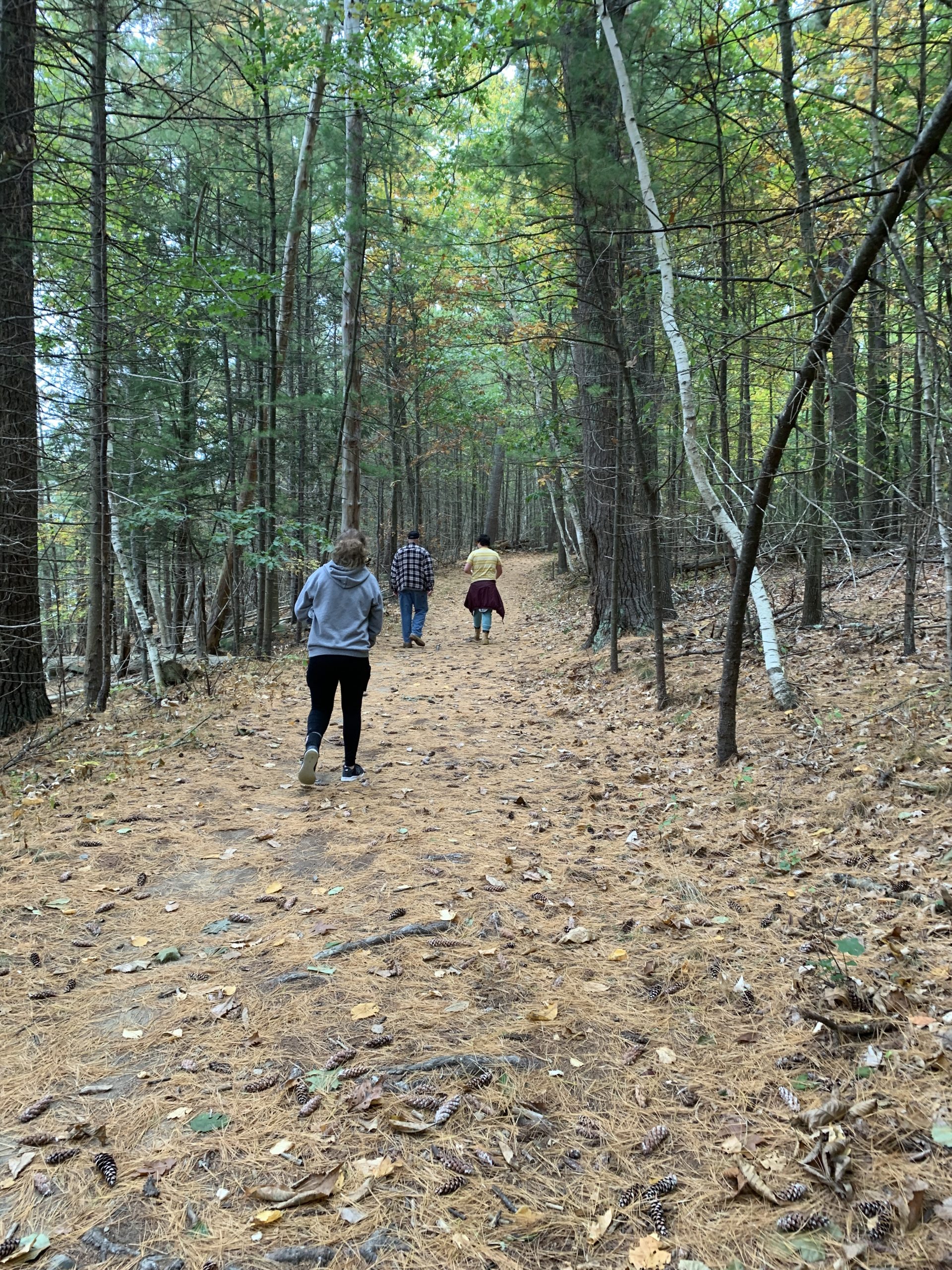 Family hike last fall